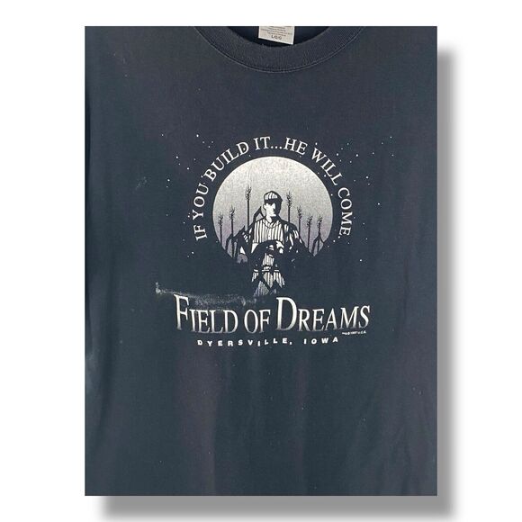 VintageLong Sleeve 1997 Field Of Dreams T Shirt Iowa Tourist Size Men’s Large - Picture 2 of 5